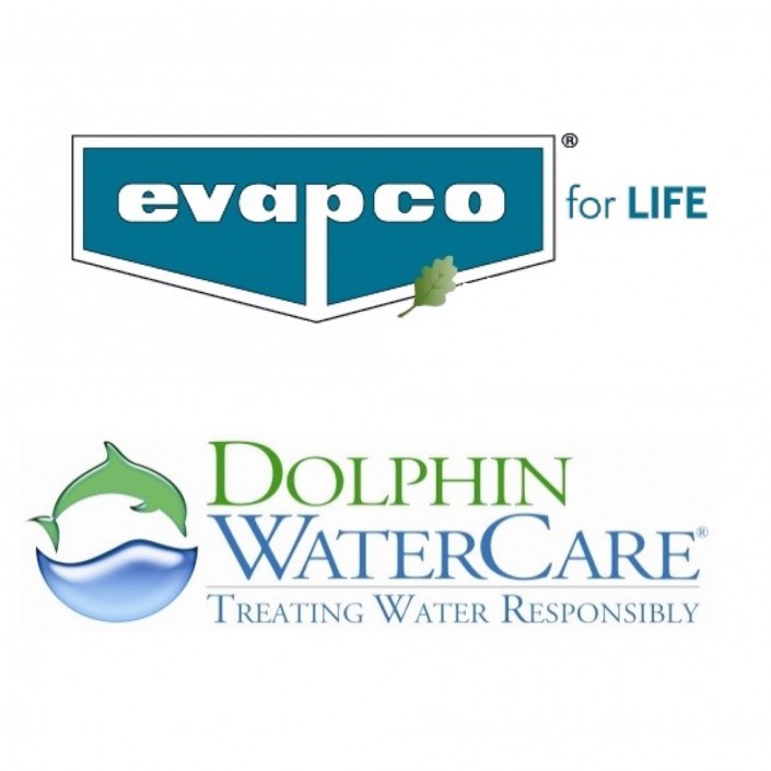 EVAPCO and Dolphin WaterCare logos